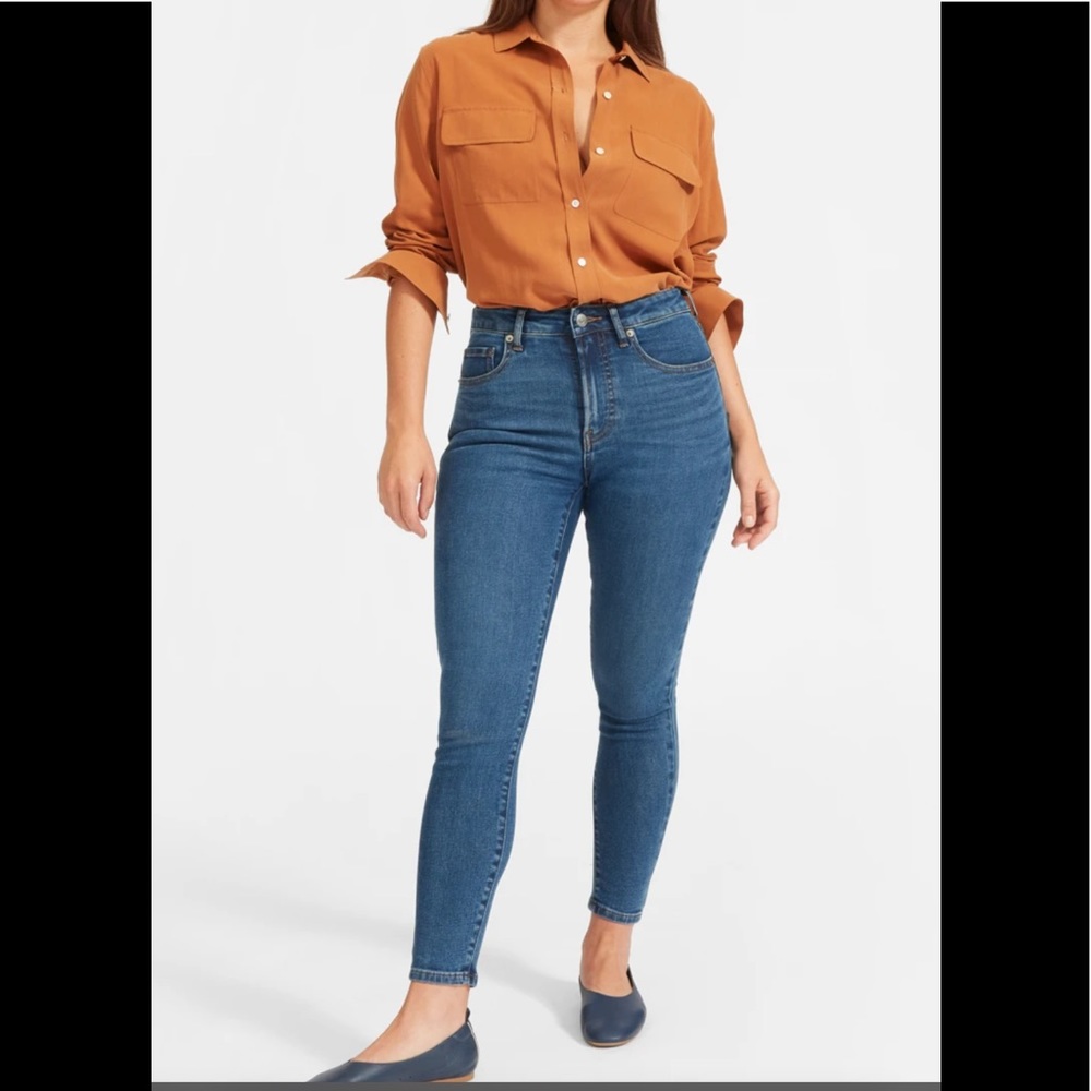 Everlane Curvy Authentic Stretch High-Rise Skinny Jean